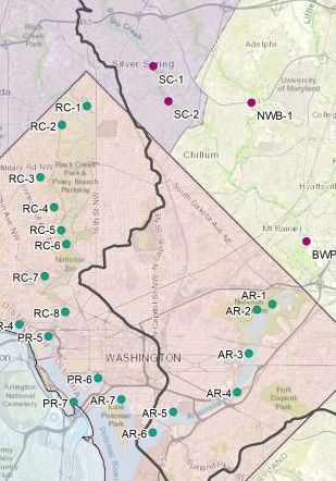 ARK/FOSC Water Monitoring sites SC1 and SC2