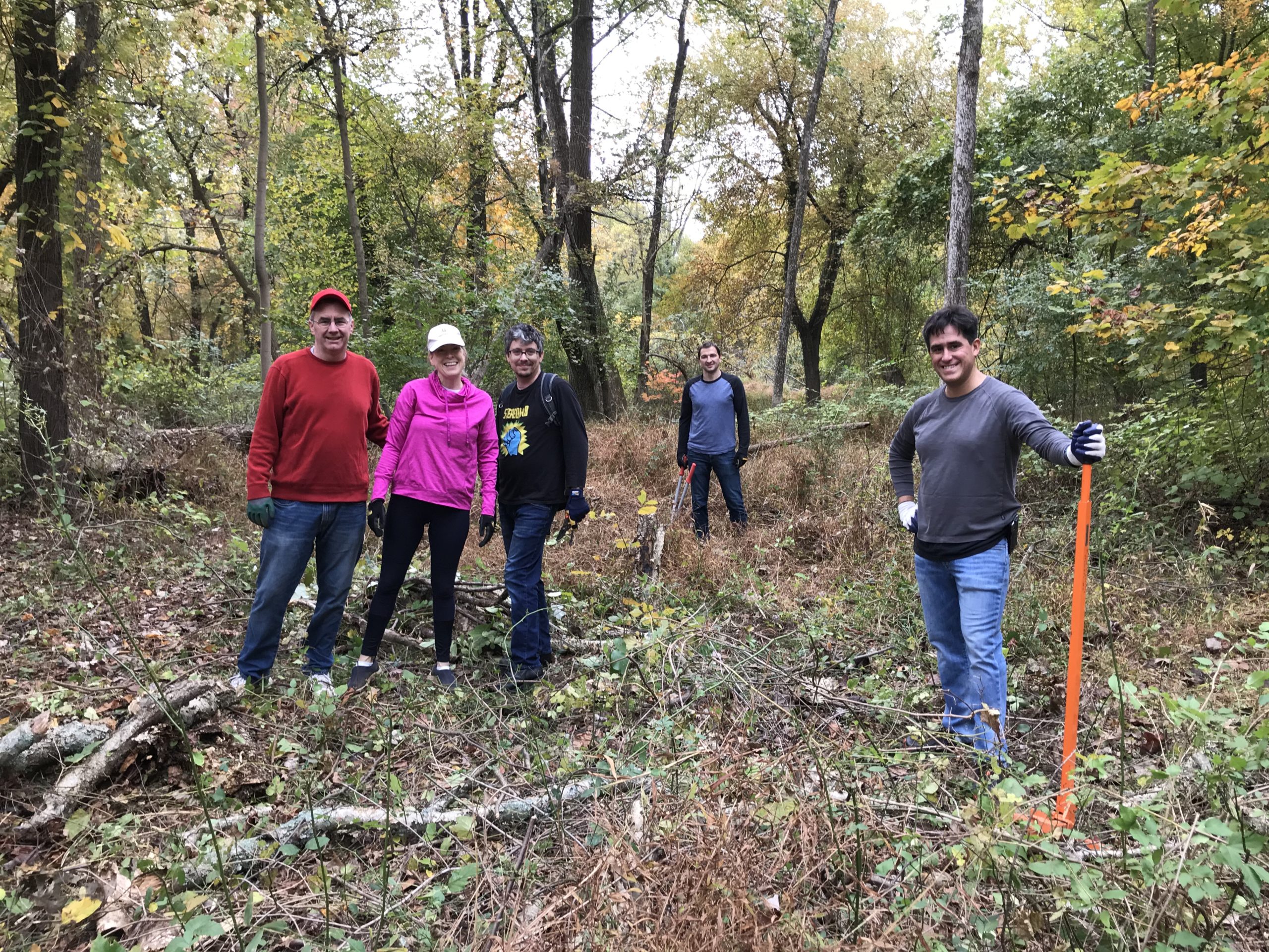 Weed Warrior and team at work in Sligo, Oct 2019