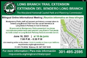 Long Branch Trail Extension Concept meeting