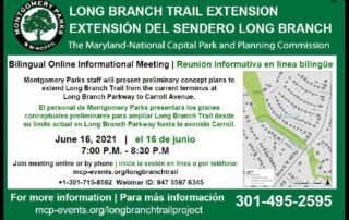 Long Branch Trail Extension Concept meeting