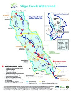 Sligo Creek Trail Special Features Map 
