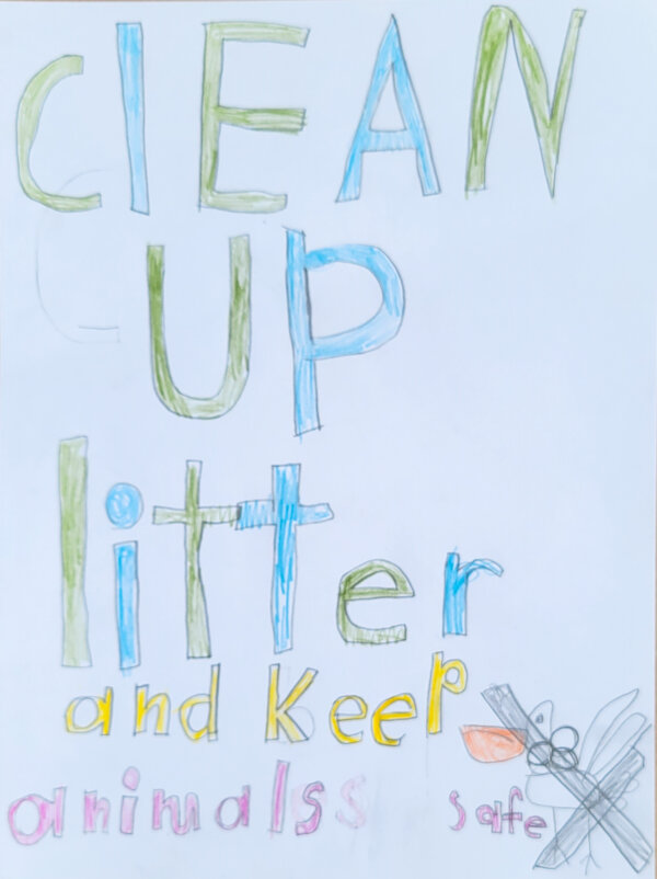 Clean Up Litter and Keep Animals Safe by Evie