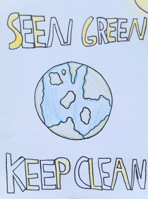 Seen Green Keep Clean by Leyu